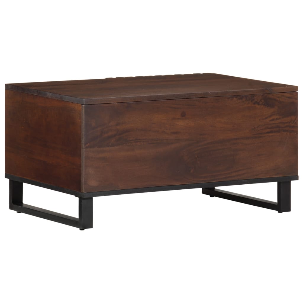 Table basse marron 80x51x40 cm bois de massif manguier Tables basses vidaXL   