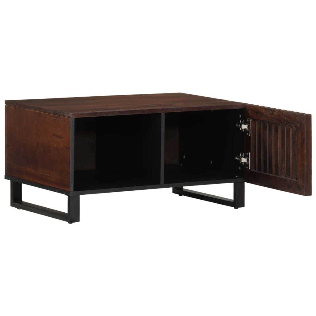 Table basse marron 80x51x40 cm bois de massif manguier Tables basses vidaXL   