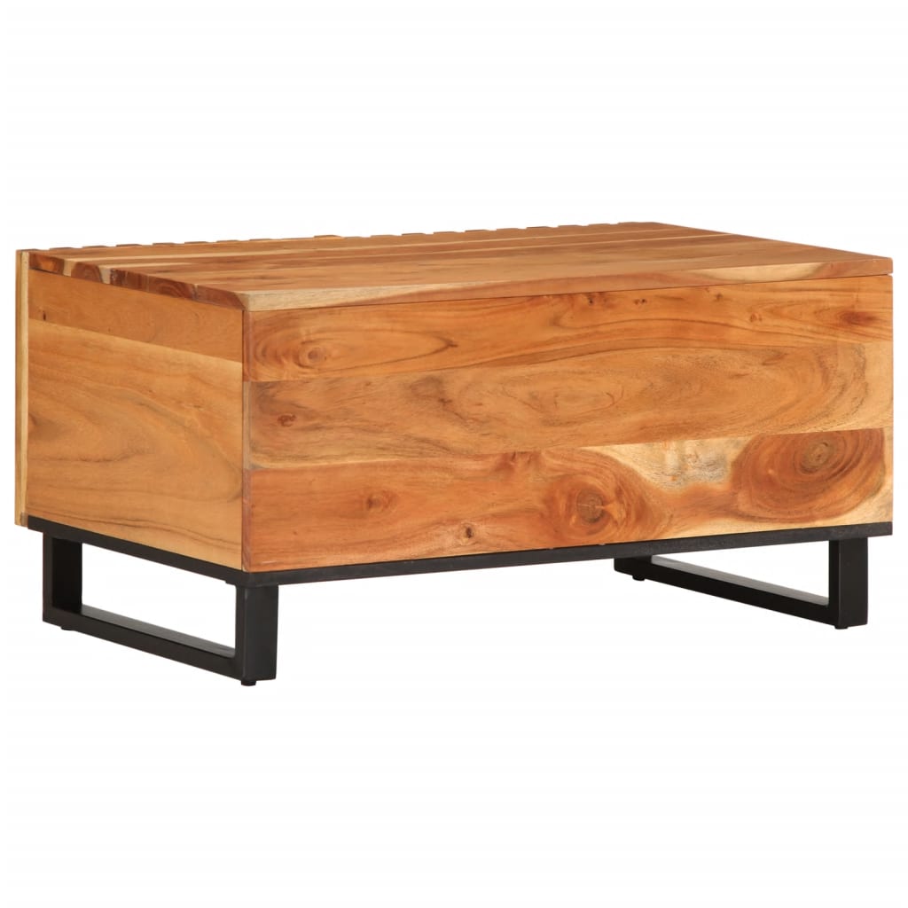 Table basse 80x51x40 cm bois massif d'acacia Tables basses vidaXL   