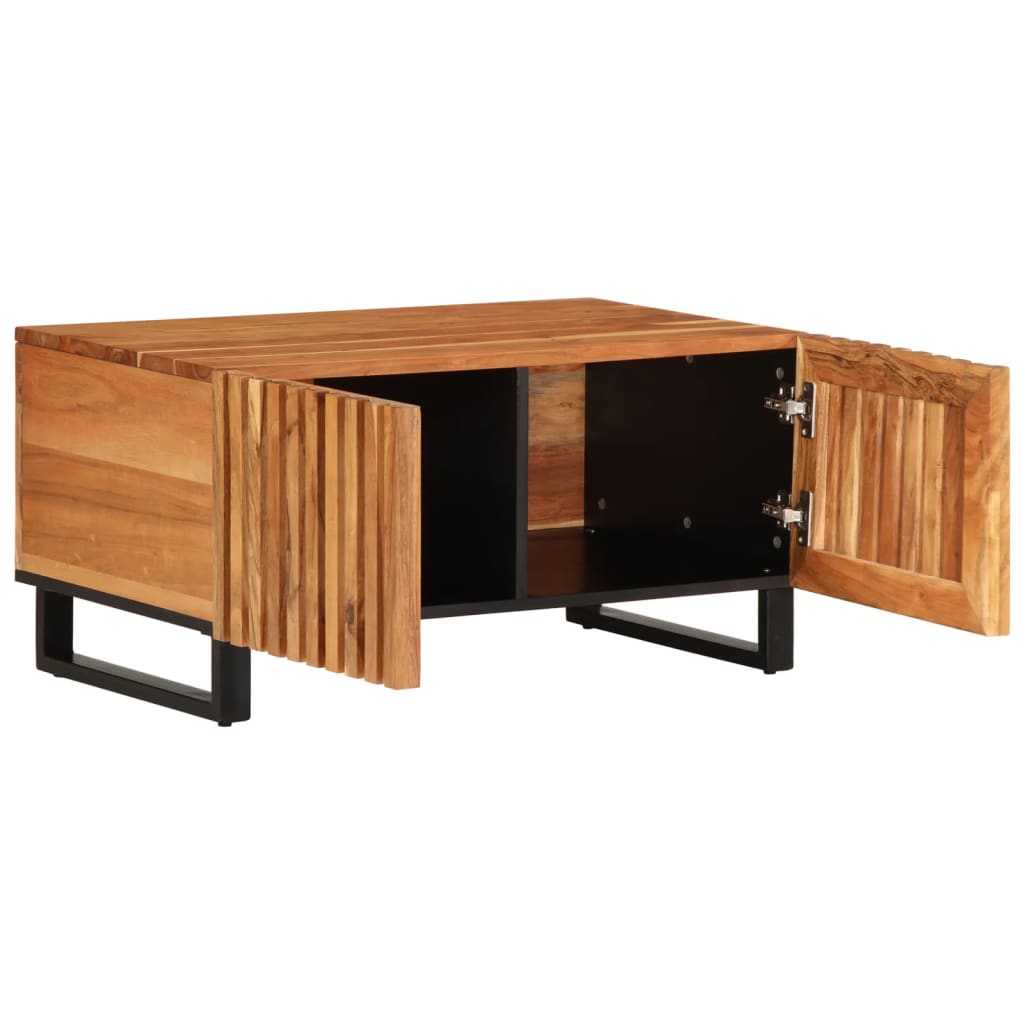 Table basse 80x51x40 cm bois massif d'acacia Tables basses vidaXL   