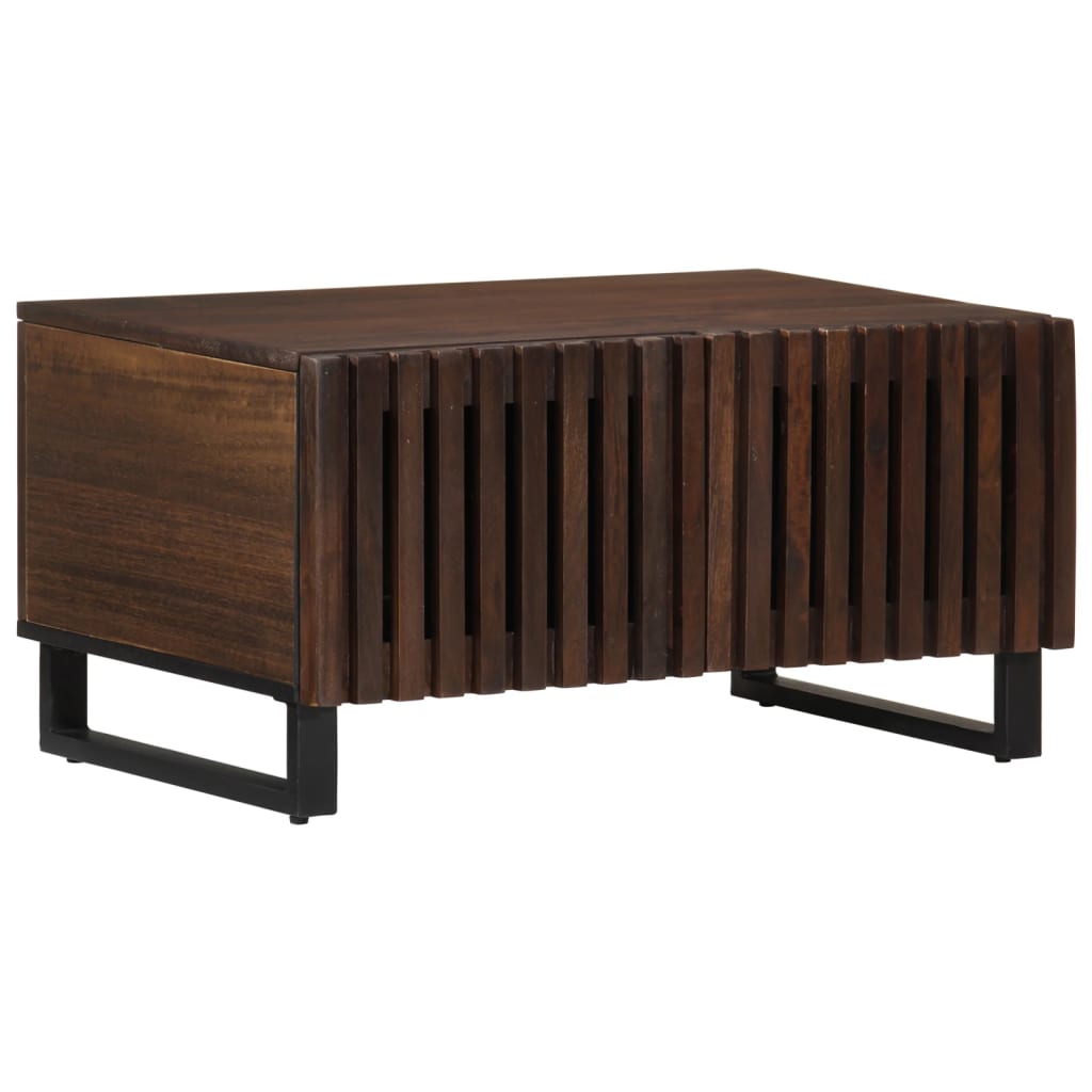 Table basse marron 80x51x40 cm bois de massif manguier Tables basses vidaXL   