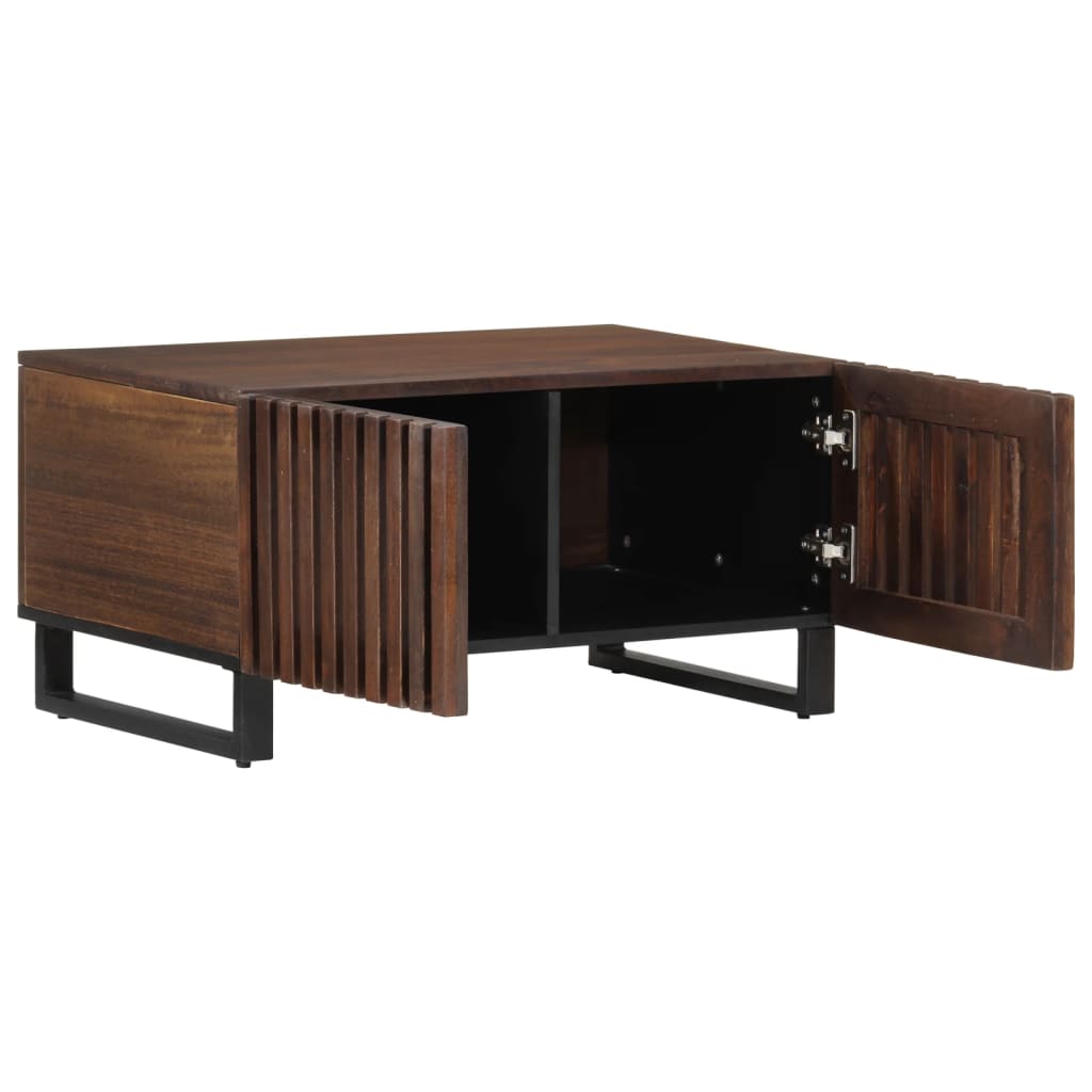 Table basse marron 80x51x40 cm bois de massif manguier Tables basses vidaXL   