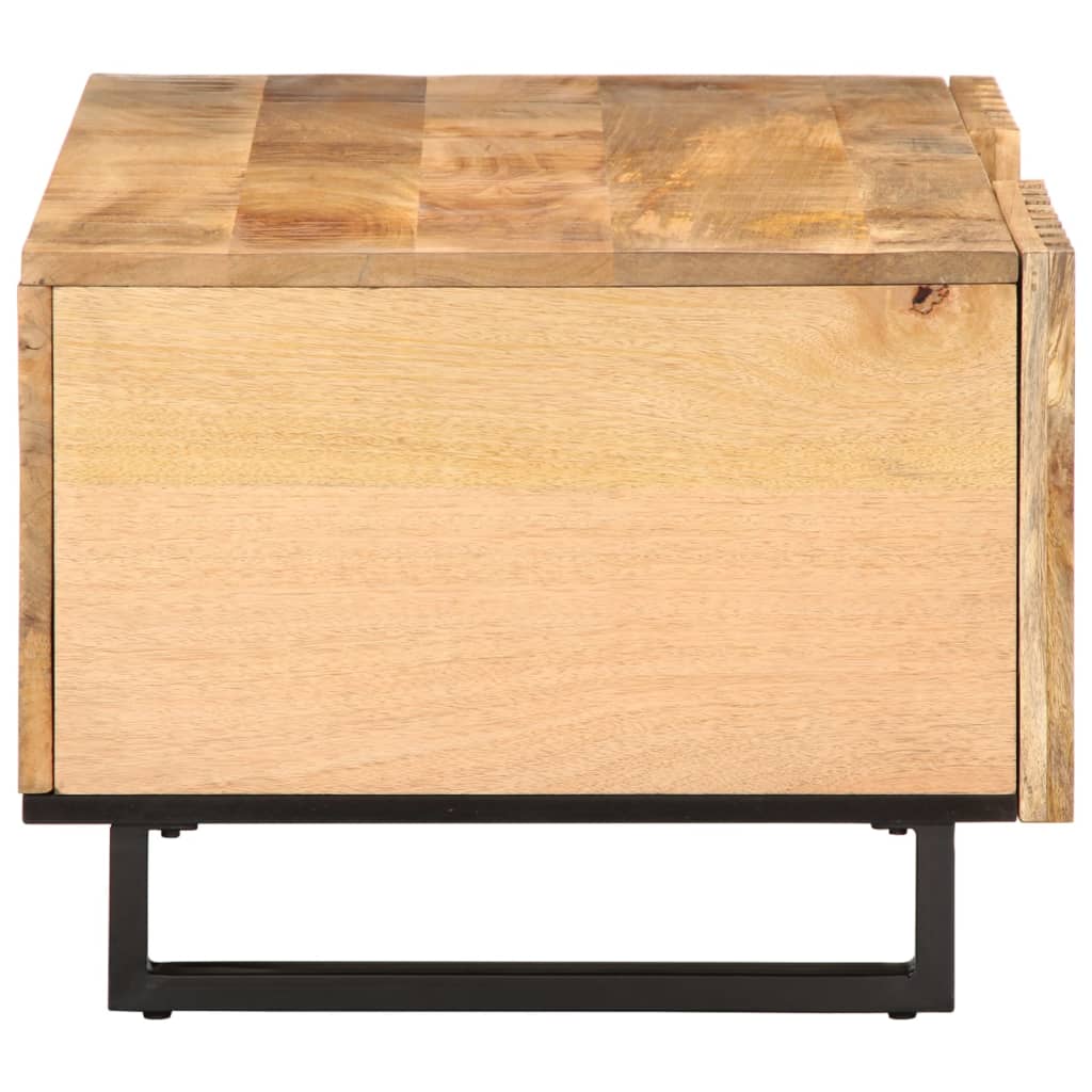 Table basse 100x55x40 cm bois de manguier massif brut Tables basses vidaXL   