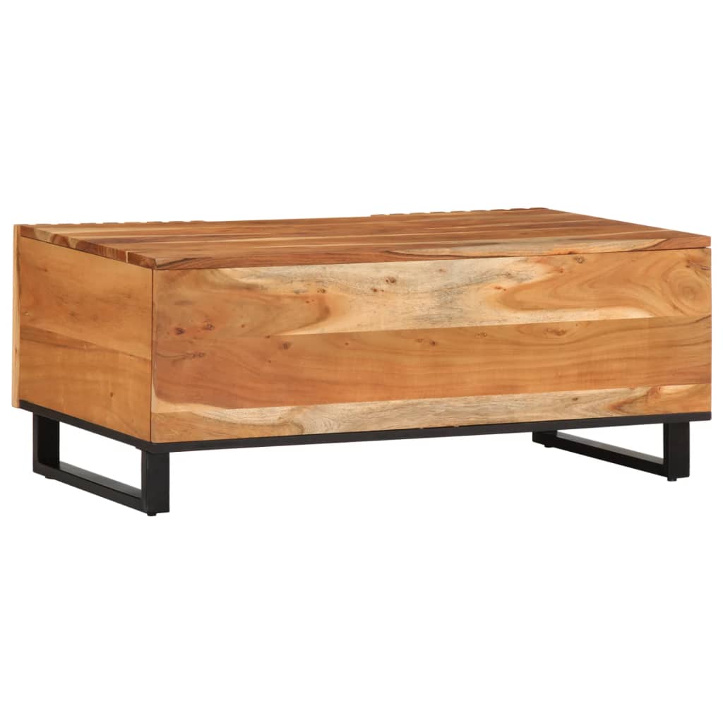 Table basse 100x55x40 cm bois massif d'acacia Tables basses vidaXL   