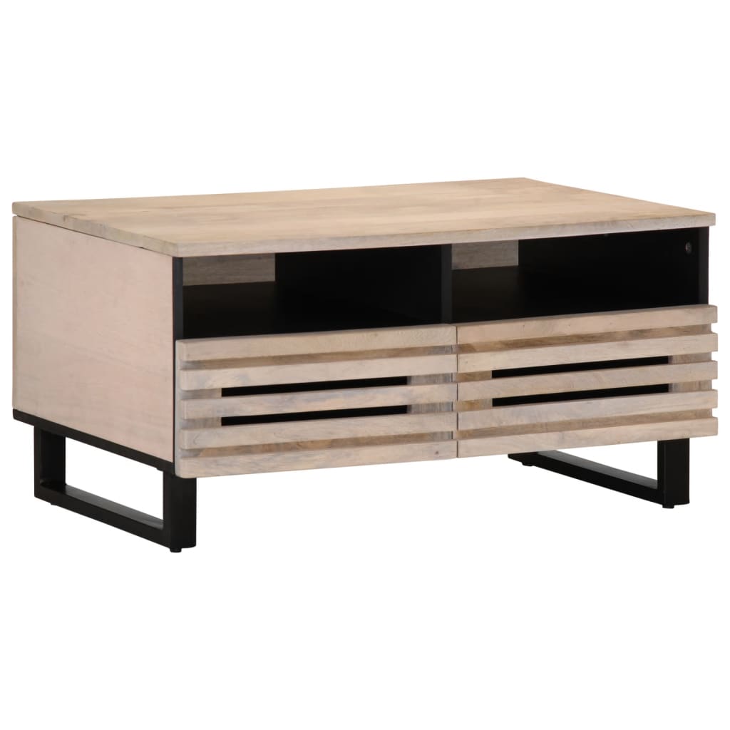 Table basse 80x55x40 cm bois de manguier massif Tables basses vidaXL   