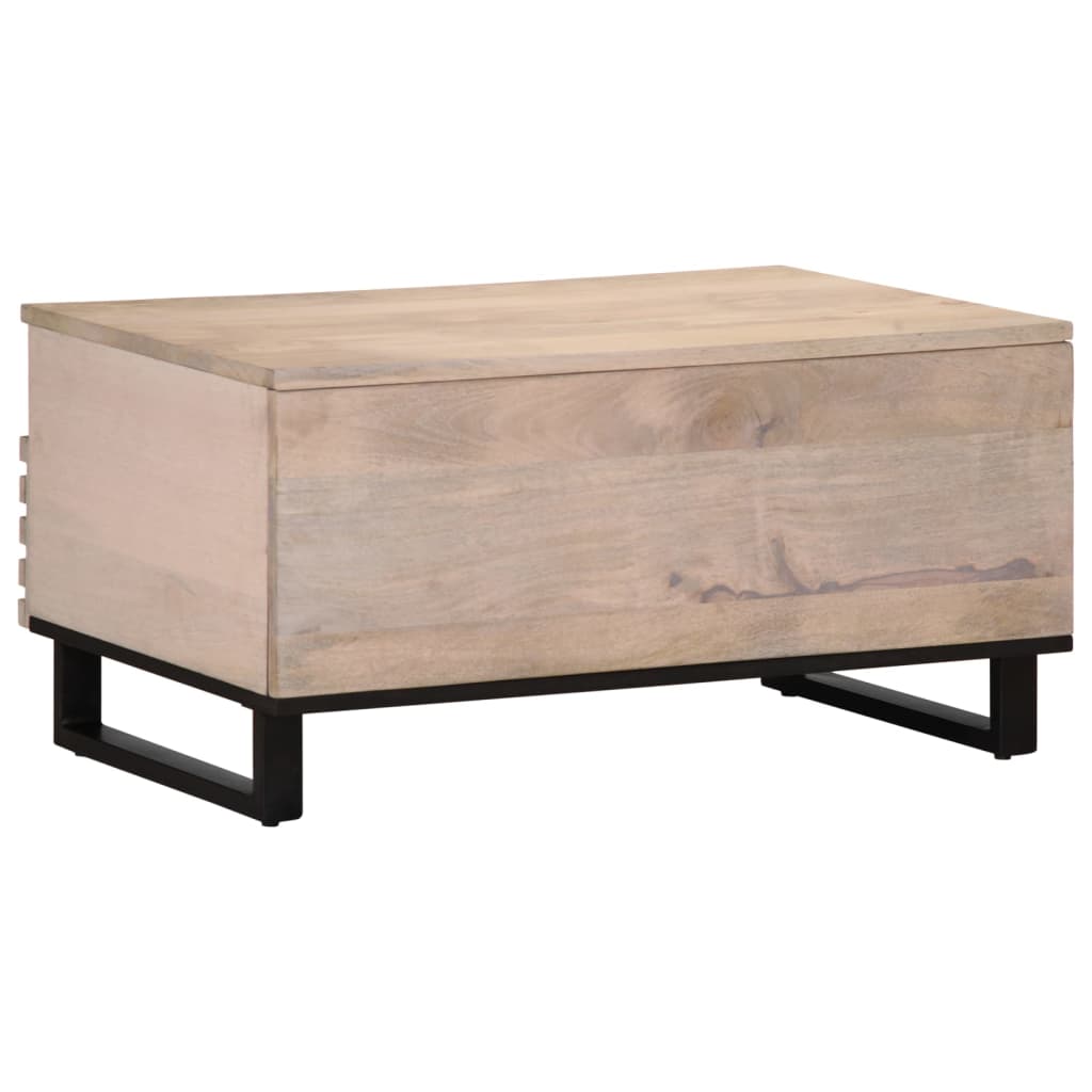 Table basse 80x55x40 cm bois de manguier massif Tables basses vidaXL   