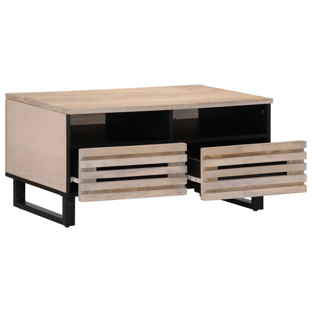 Table basse 80x55x40 cm bois de manguier massif Tables basses vidaXL   