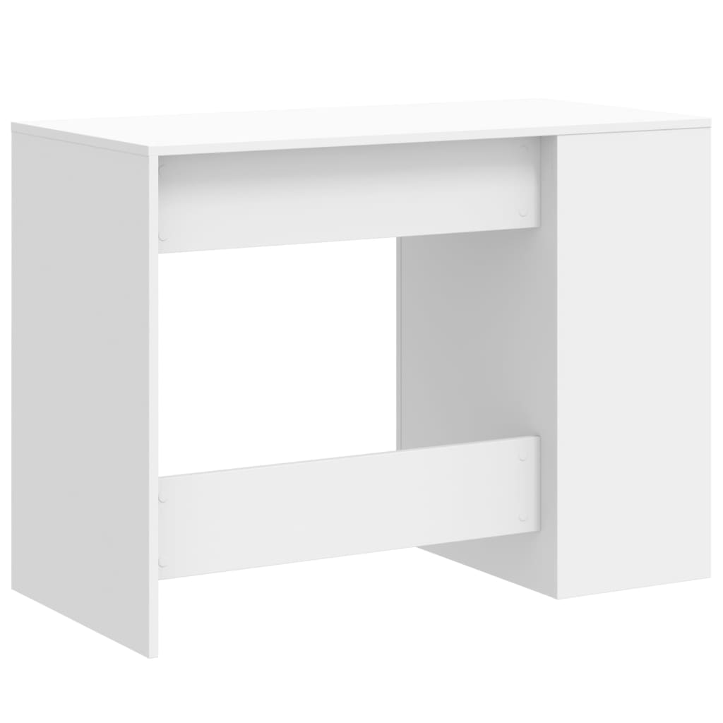 Bureau blanc 102x50x75 cm bois d'ingénierie Bureaux vidaXL   