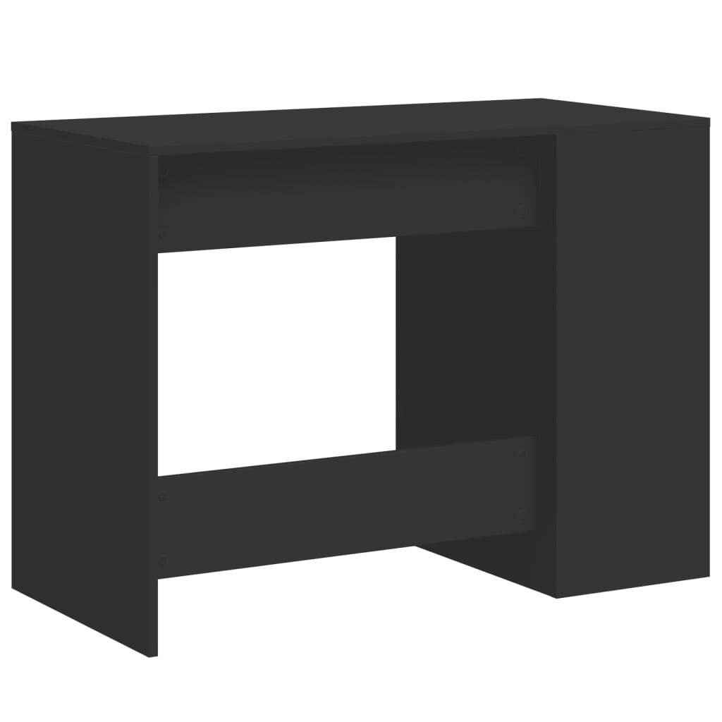 Bureau noir 102x50x75 cm bois d'ingénierie Bureaux vidaXL   