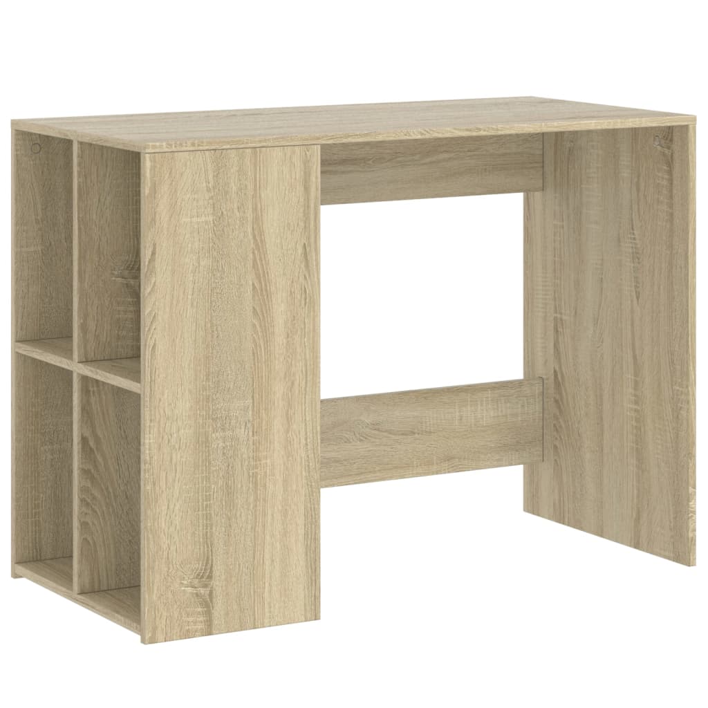 Bureau chêne sonoma 102x50x75 cm bois d'ingénierie Bureaux vidaXL   