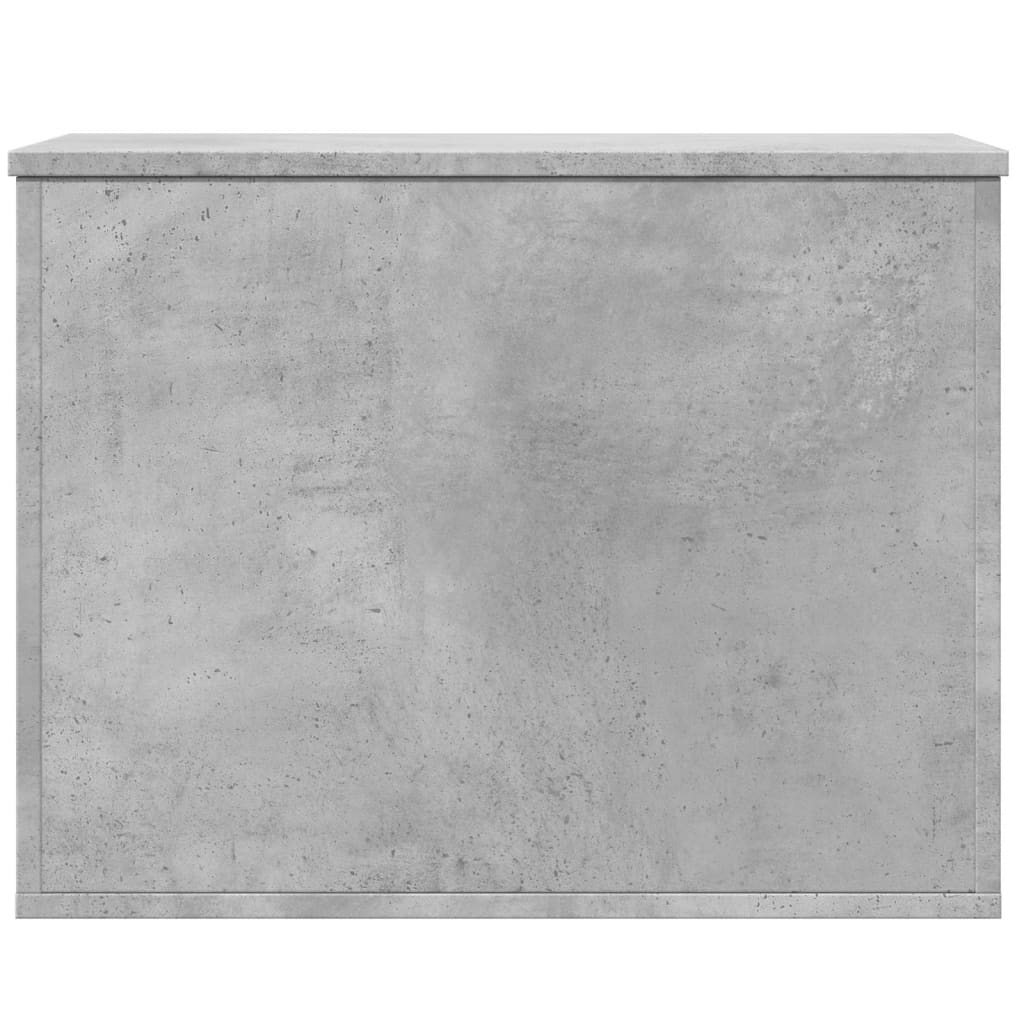 Boîte de rangement gris béton 60x42x46 cm bois d'ingénierie Coffres de rangement vidaXL