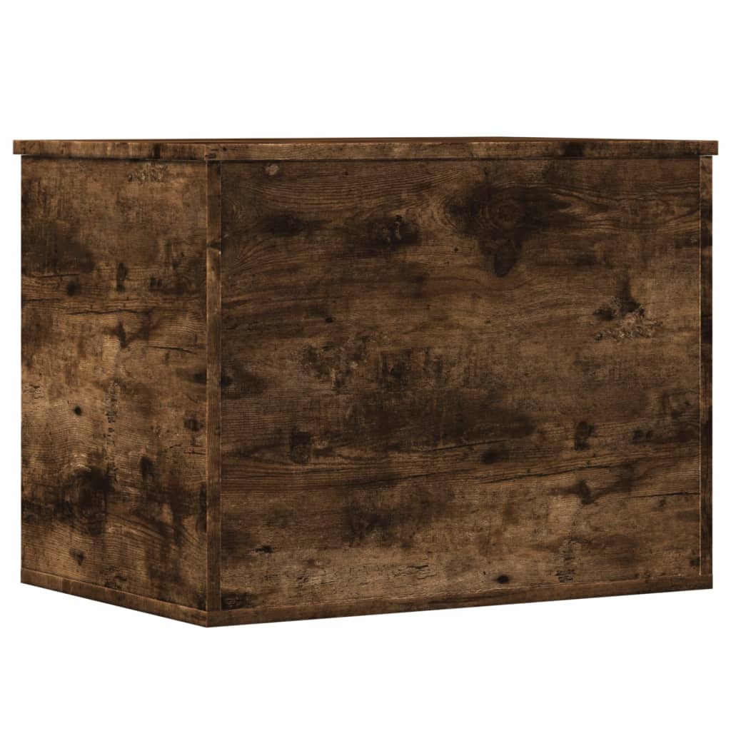 Boîte de rangement chêne fumé 60x42x46 cm bois d'ingénierie Coffres de rangement vidaXL