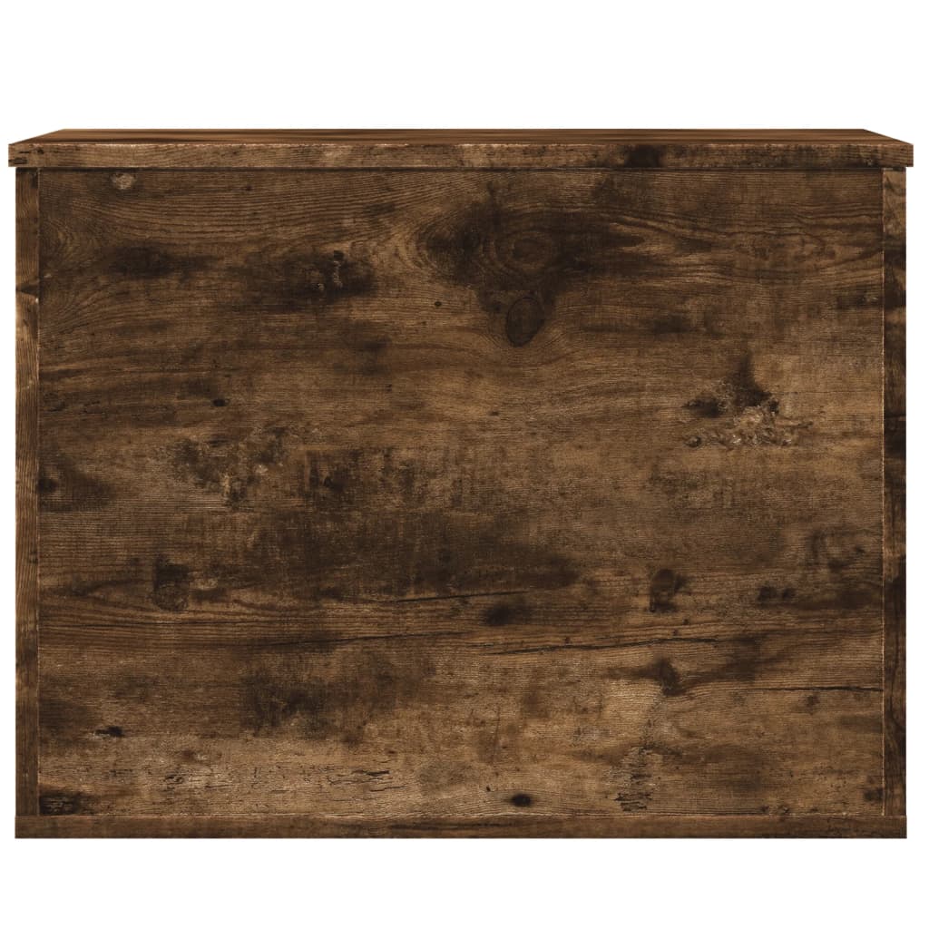 Boîte de rangement chêne fumé 60x42x46 cm bois d'ingénierie Coffres de rangement vidaXL