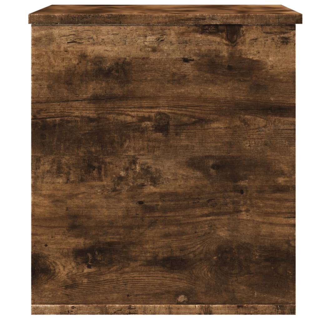 Boîte de rangement chêne fumé 60x42x46 cm bois d'ingénierie Coffres de rangement vidaXL