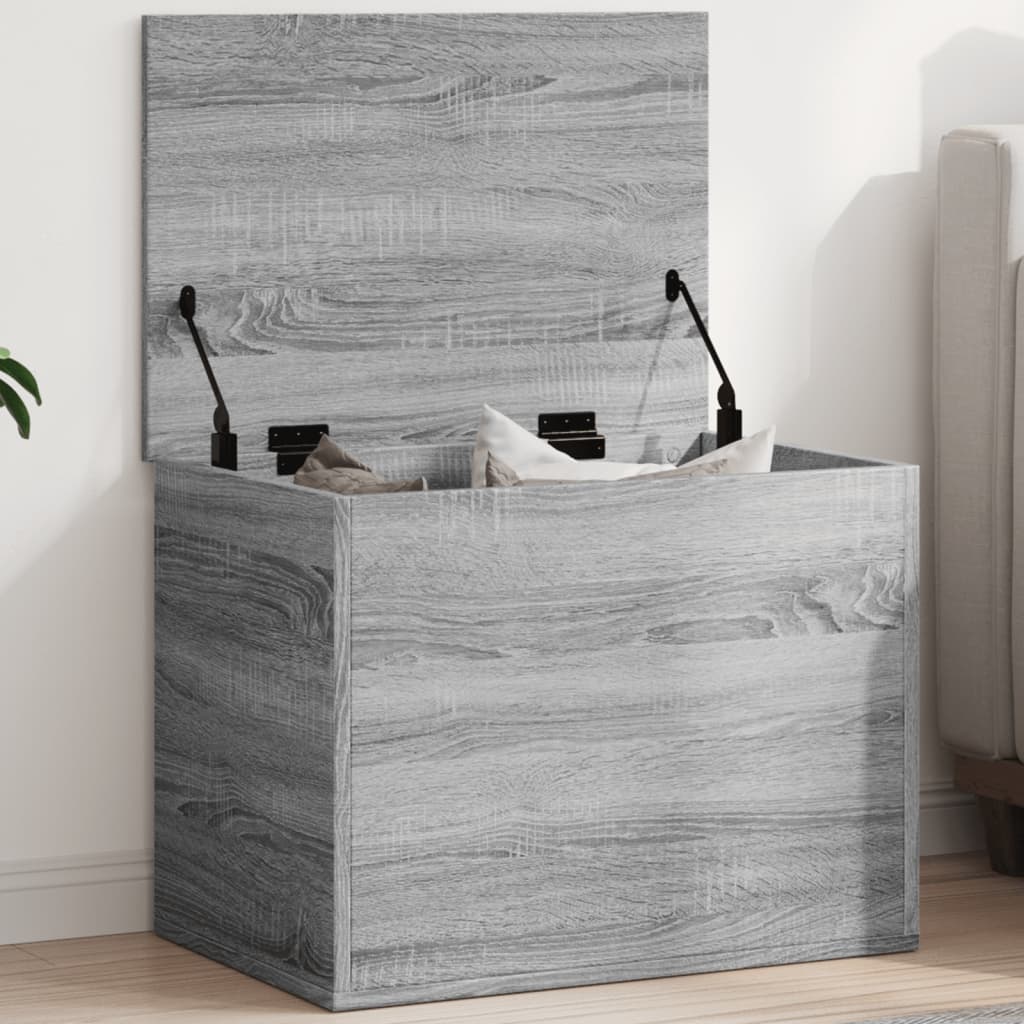 Boîte de rangement sonoma gris 60x42x46 cm bois d'ingénierie Coffres de rangement vidaXL