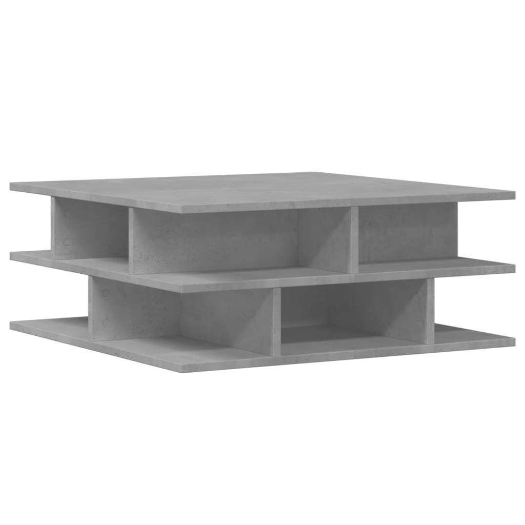 Table basse gris béton 70x70x29 cm bois d'ingénierie Tables basses vidaXL   