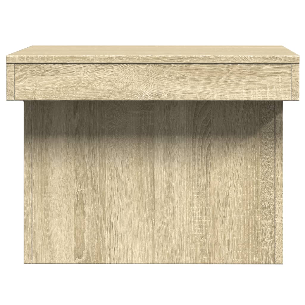 Table basse chêne sonoma 80x55x40 cm bois d'ingénierie Tables basses vidaXL   