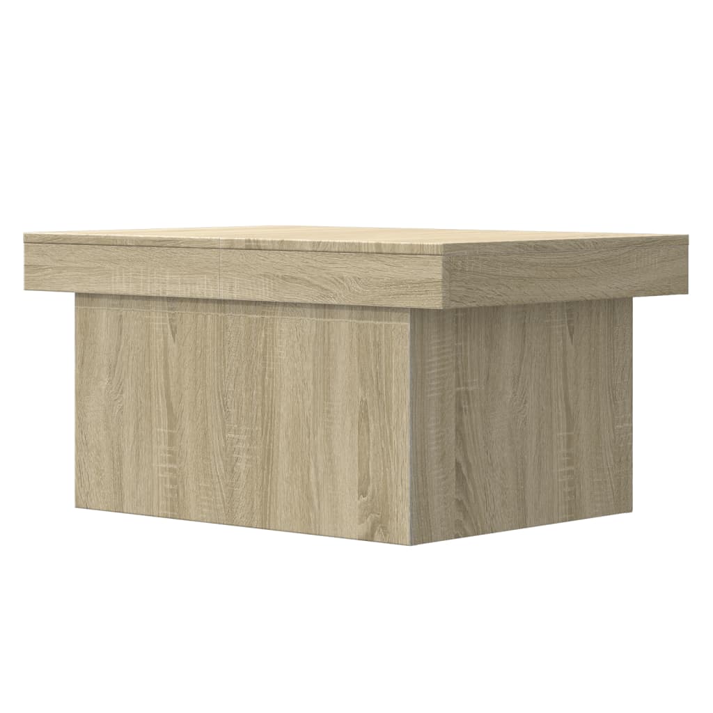 Table basse chêne sonoma 80x55x40 cm bois d'ingénierie Tables basses vidaXL   