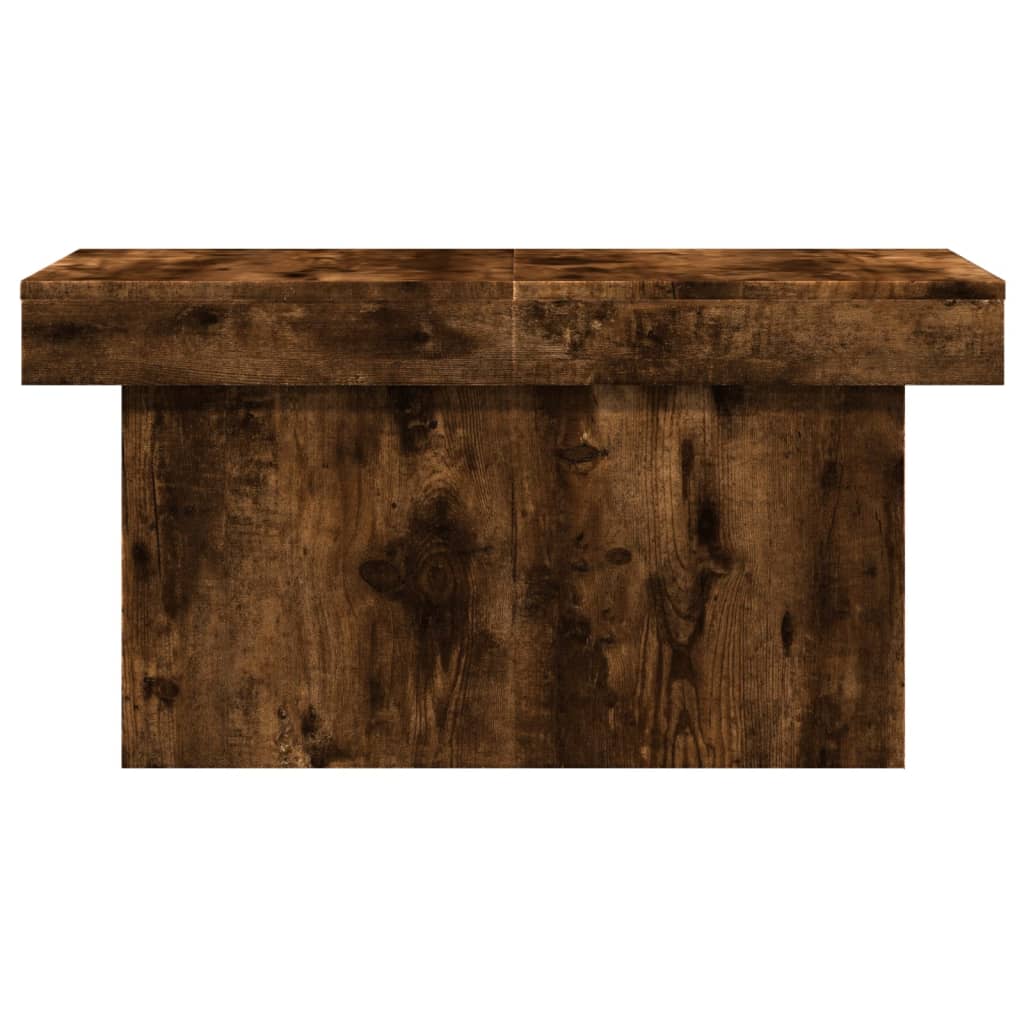 Table basse chêne fumé 80x55x40 cm bois d'ingénierie Tables basses vidaXL   