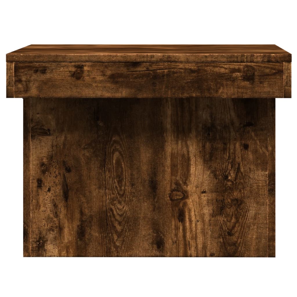 Table basse chêne fumé 80x55x40 cm bois d'ingénierie Tables basses vidaXL   