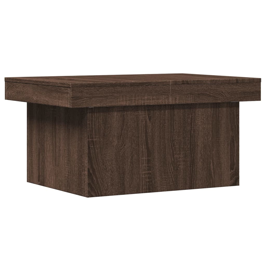 Table basse chêne marron 100x55x40 cm bois d'ingénierie Tables basses vidaXL   