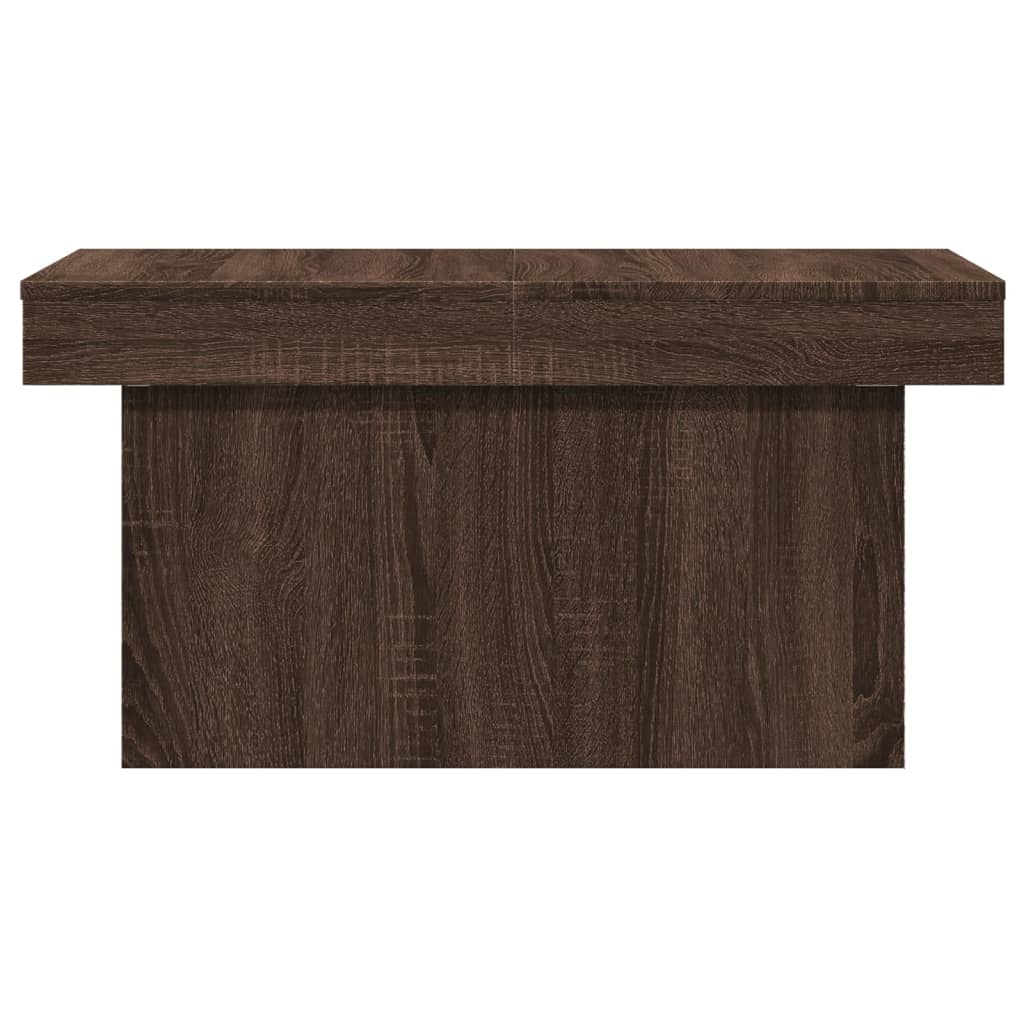 Table basse chêne marron 100x55x40 cm bois d'ingénierie Tables basses vidaXL   