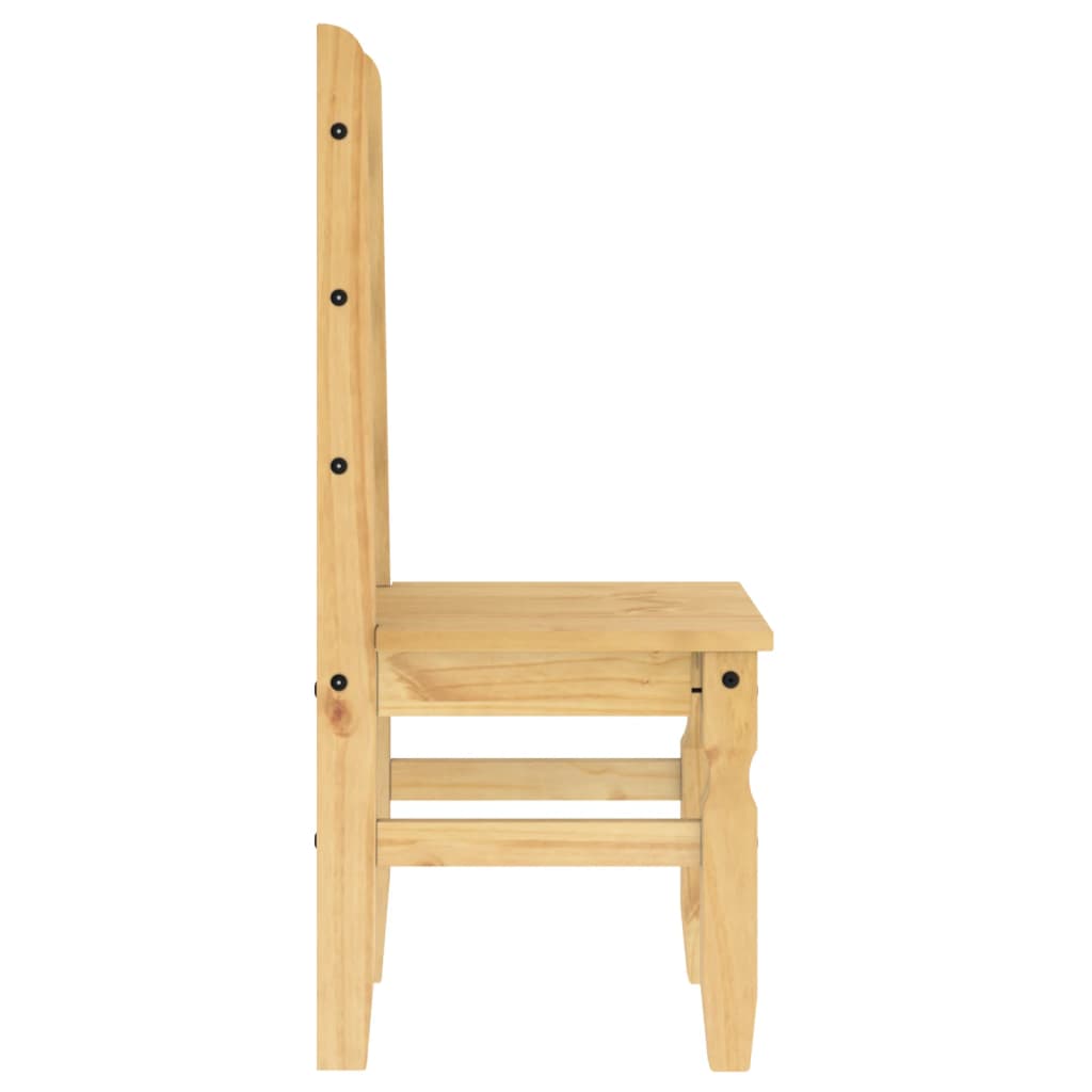 Chaises à manger lot de 2 Corona 42x47x107cm bois massif de pin Chaises de cuisine vidaXL   