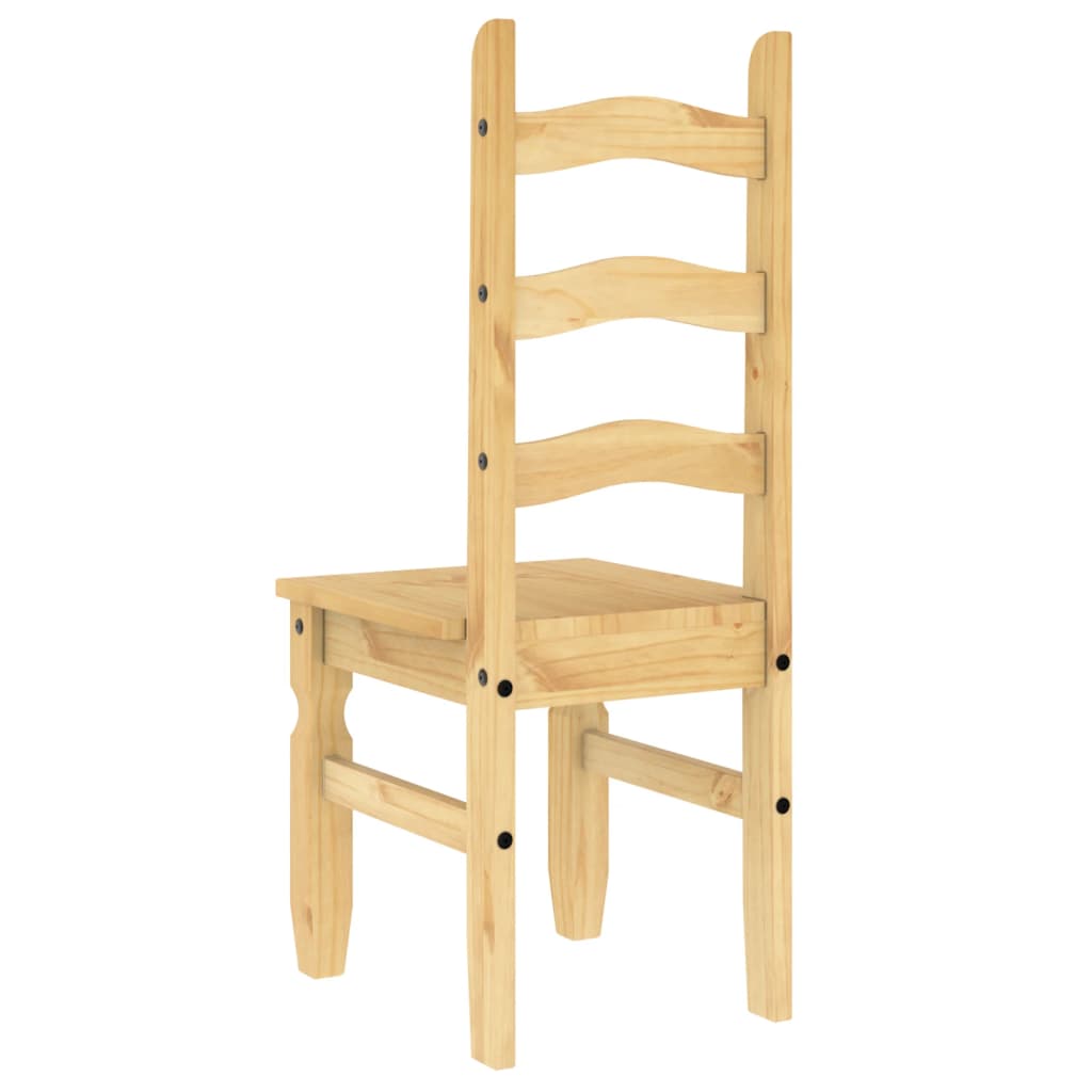 Chaises à manger lot de 2 Corona 42x47x107cm bois massif de pin Chaises de cuisine vidaXL   