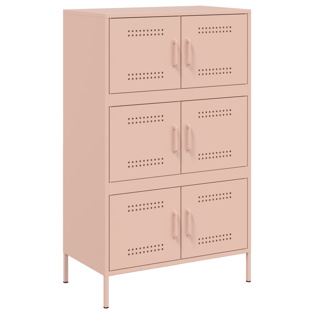 Image Buffet haut rose 68x39x113 cm acier | Xios Store SNC vidaXL Xios Store SNC