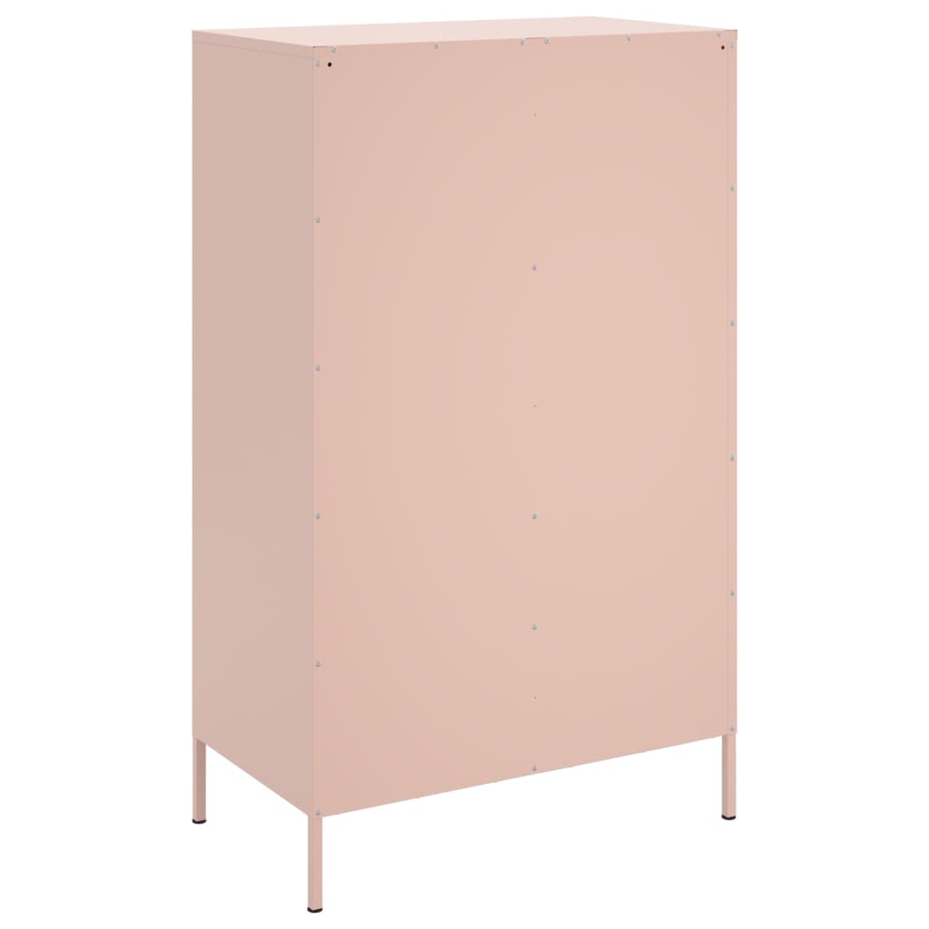 Image Buffet haut rose 68x39x113 cm acier | Xios Store SNC vidaXL Xios Store SNC