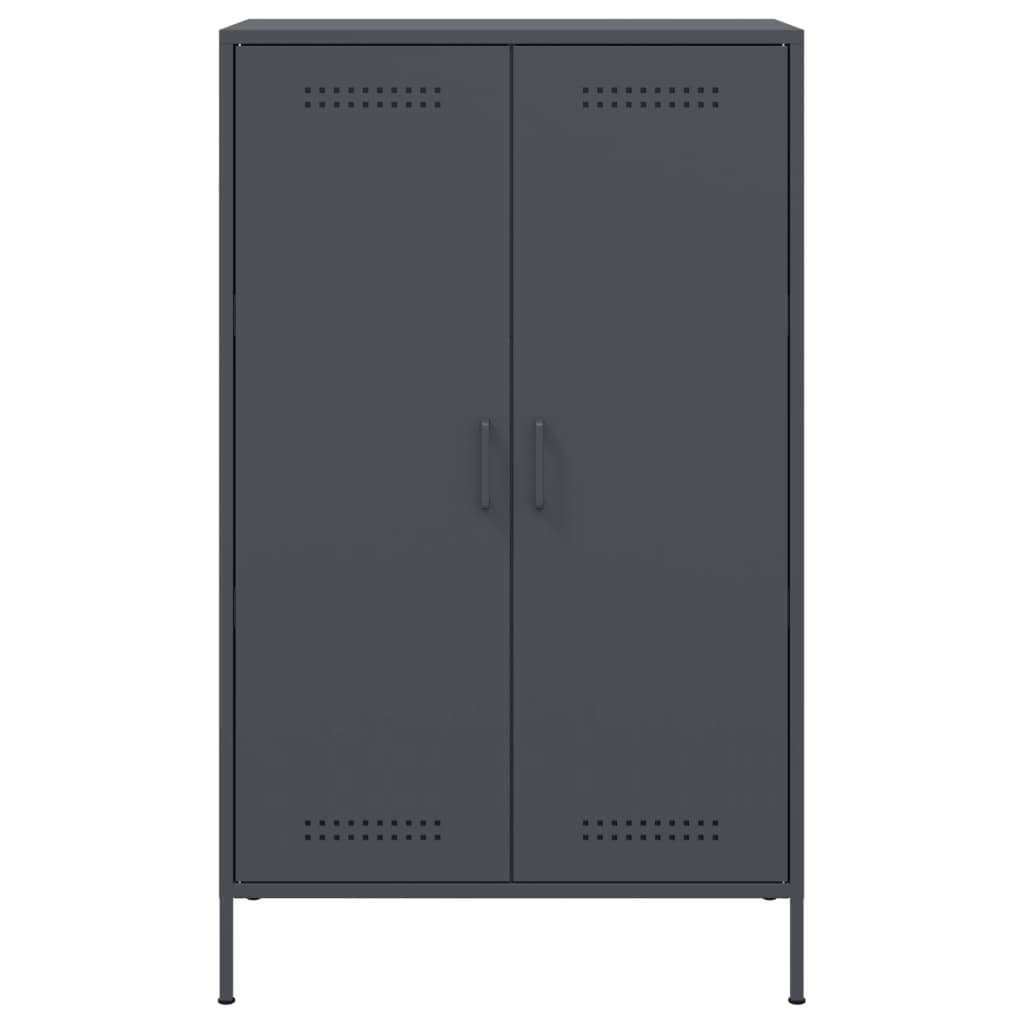 Image Buffet haut anthracite 68x39x113 cm acier | Xios Store SNC vidaXL Xios Store SNC