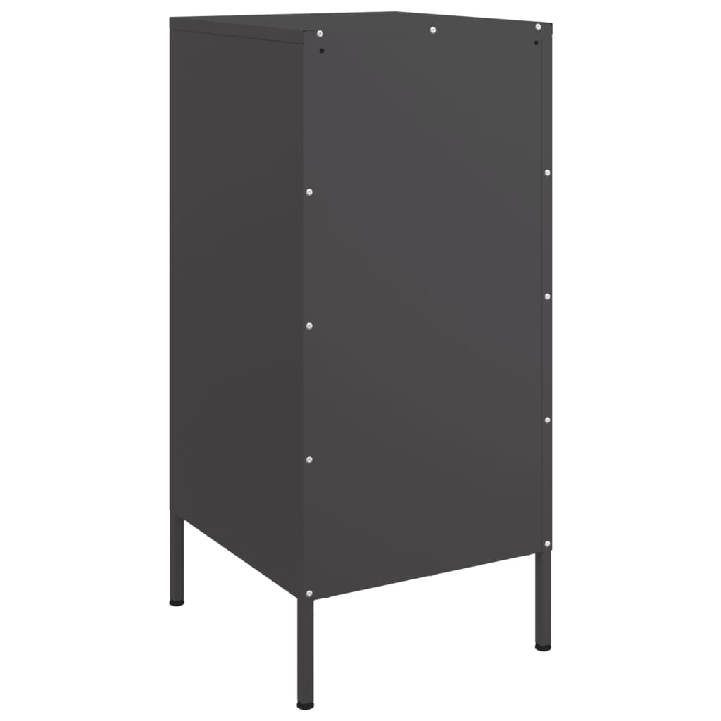 Image Buffet noir 36x39x79 cm acier laminé à froid | Xios Store SNC vidaXL Xios Store SNC