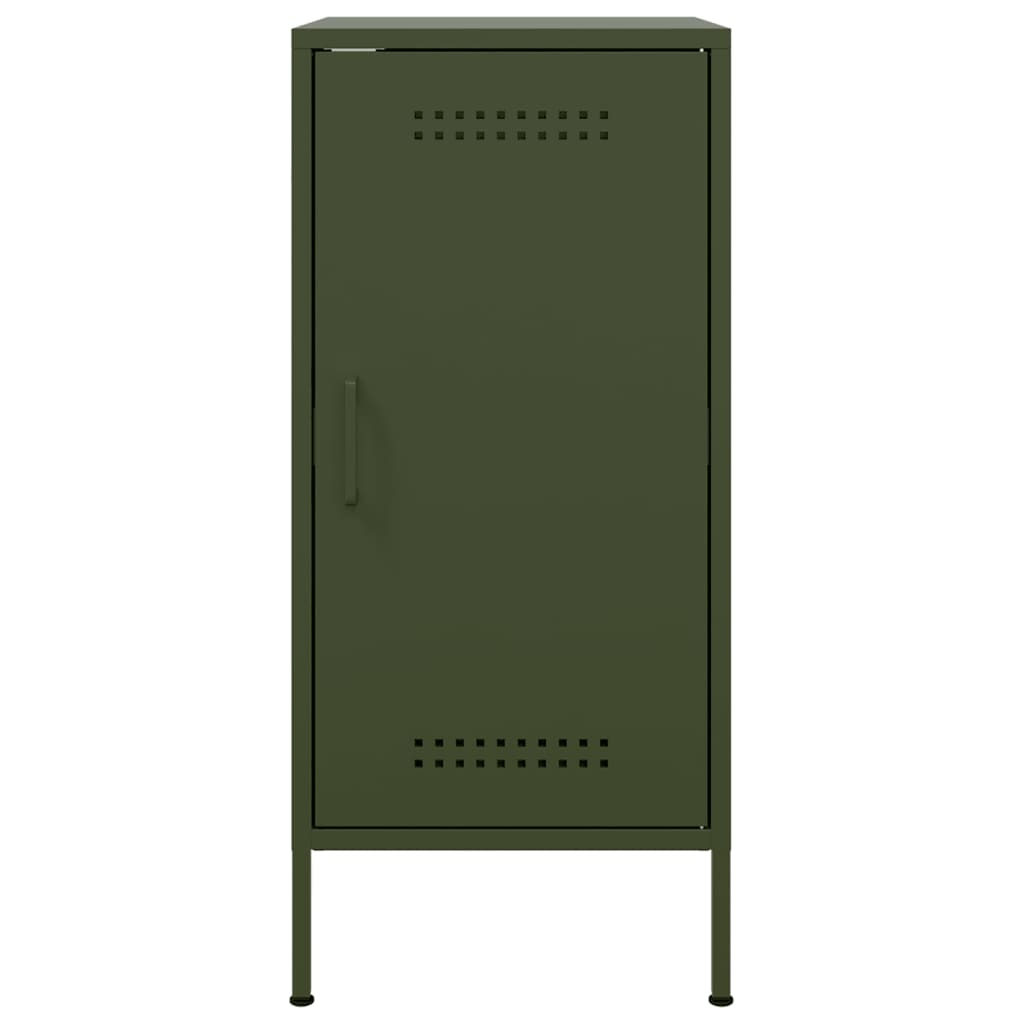 Image Buffets 2 pcs vert olive 36x39x79 cm acier laminé à froid | Xios Store SNC vidaXL Xios Store SNC