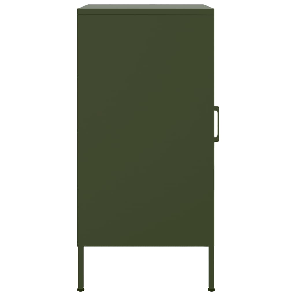 Image Buffets 2 pcs vert olive 36x39x79 cm acier laminé à froid | Xios Store SNC vidaXL Xios Store SNC