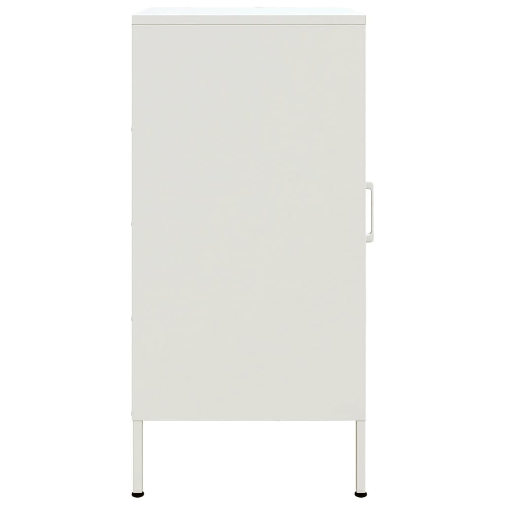 Image Buffet blanc 36x39x79 cm acier laminé à froid | Xios Store SNC vidaXL Xios Store SNC