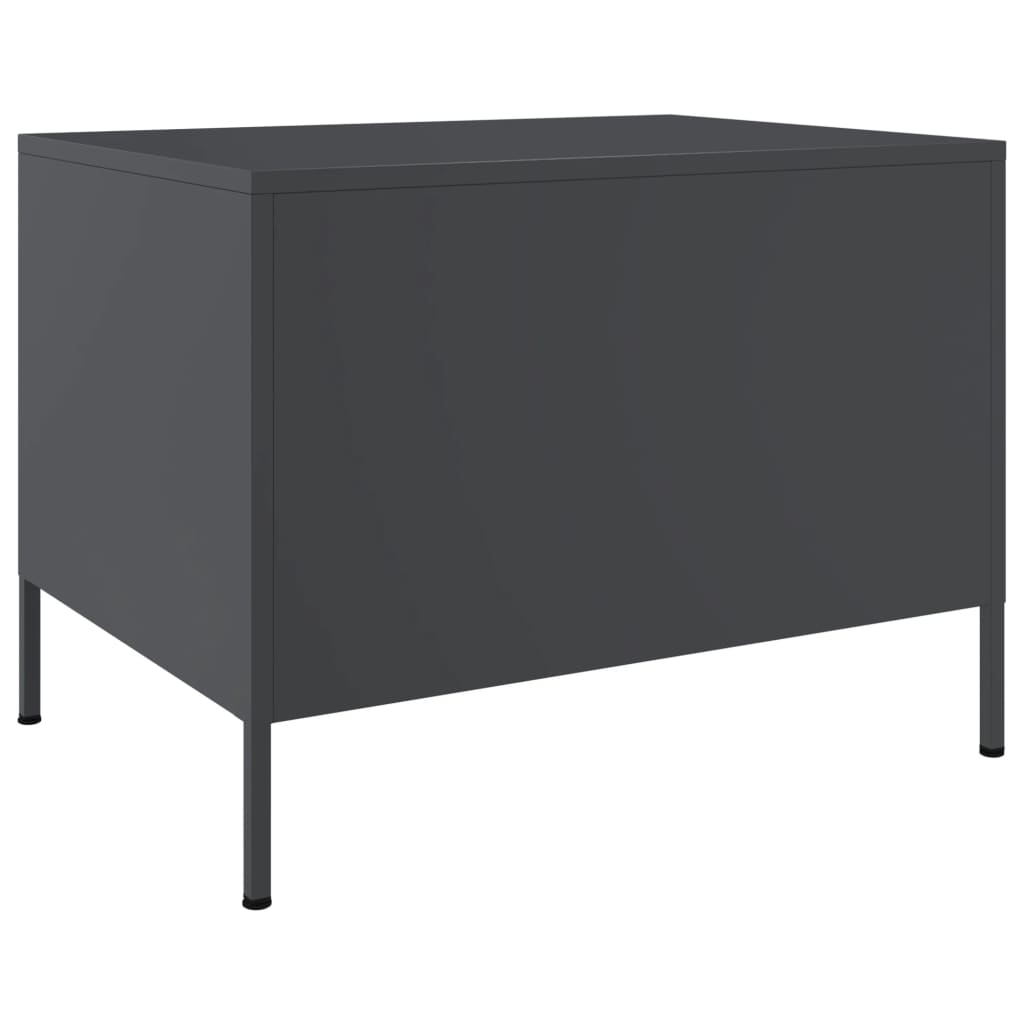 Table basse anthracite 68x50x50,5 cm acier laminé à froid Tables basses vidaXL   