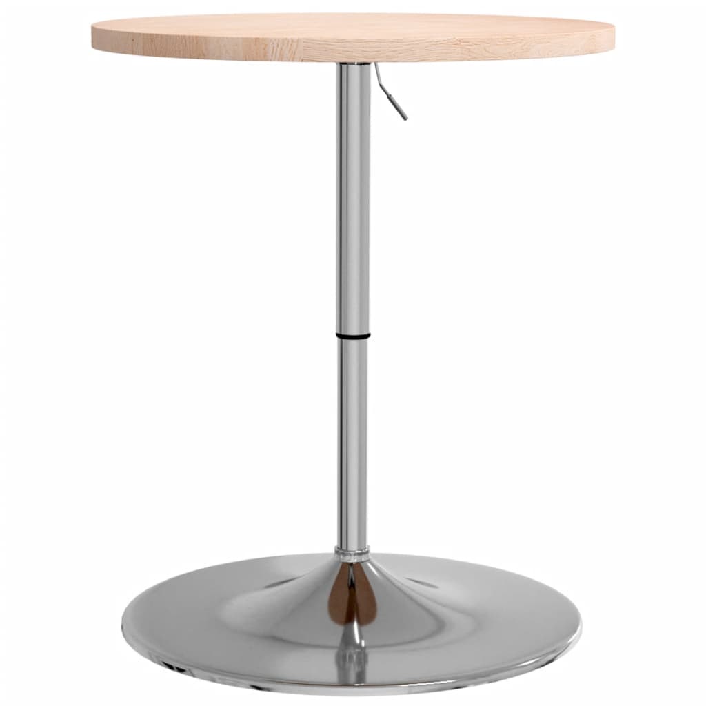 Table de bar Ø60x90,5 cm bois massif de chêne - Xios Store SNC