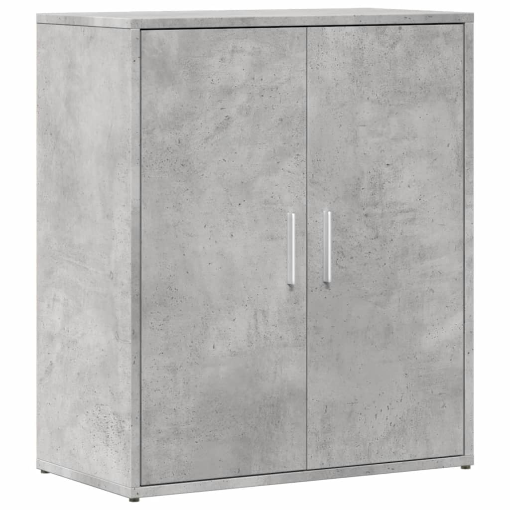 Image Buffets 2 pcs gris béton 60x31x70 cm bois d'ingénierie | Xios Store SNC vidaXL Xios Store SNC