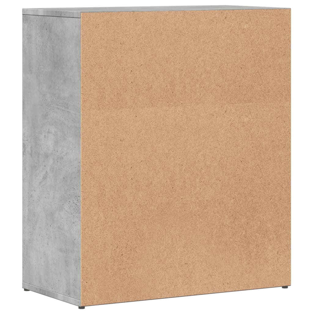 Image Buffets 2 pcs gris béton 60x31x70 cm bois d'ingénierie | Xios Store SNC vidaXL Xios Store SNC