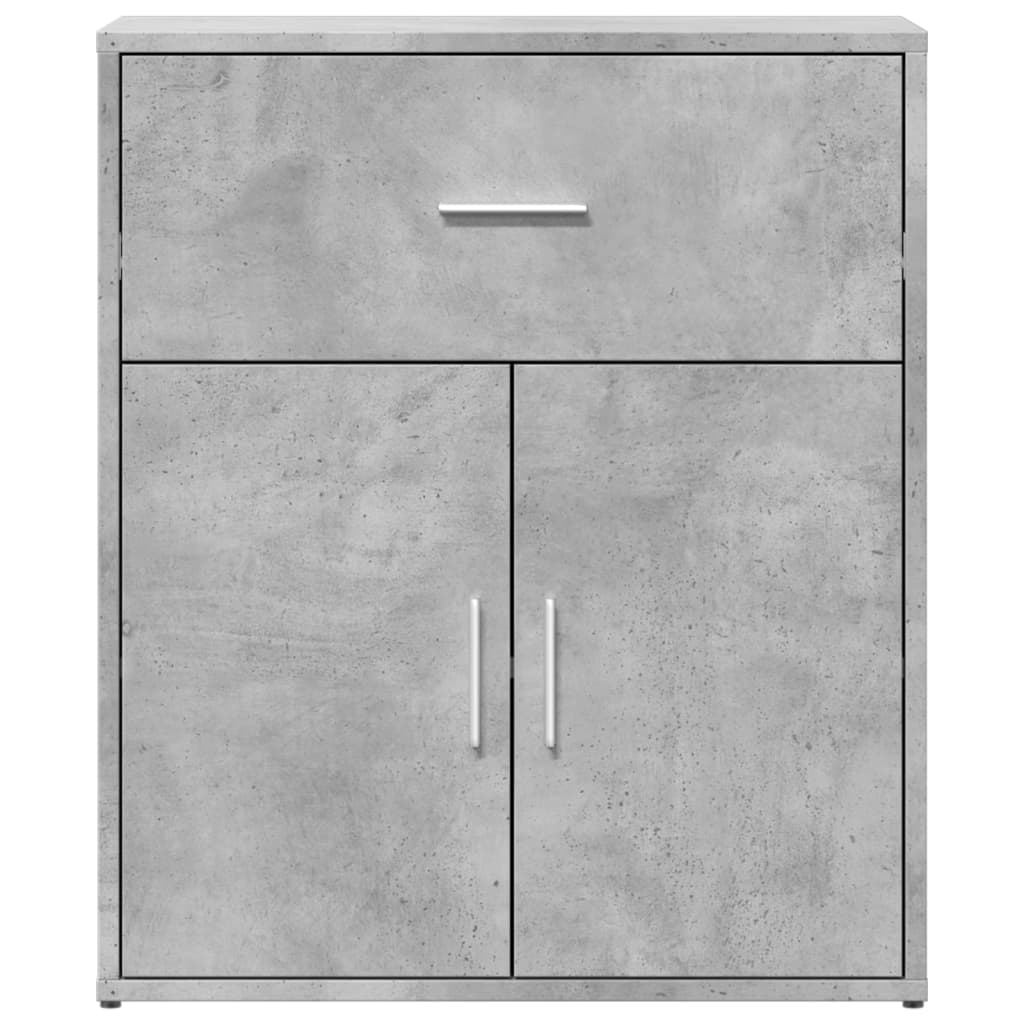 Image Buffets 2 pcs gris béton 60x31x70 cm bois d'ingénierie | Xios Store SNC vidaXL Xios Store SNC