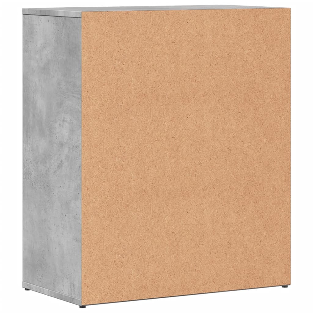 Image Buffets 2 pcs gris béton 60x31x70 cm bois d'ingénierie | Xios Store SNC vidaXL Xios Store SNC