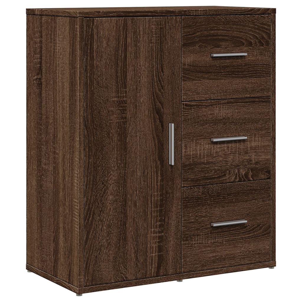 Image Buffets 2 pcs chêne marron 60x31x70 cm bois d'ingénierie | Xios Store SNC vidaXL Xios Store SNC