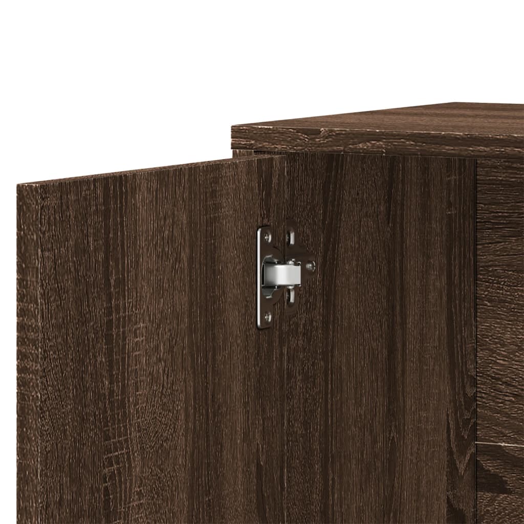 Image Buffets 2 pcs chêne marron 60x31x70 cm bois d'ingénierie | Xios Store SNC vidaXL Xios Store SNC