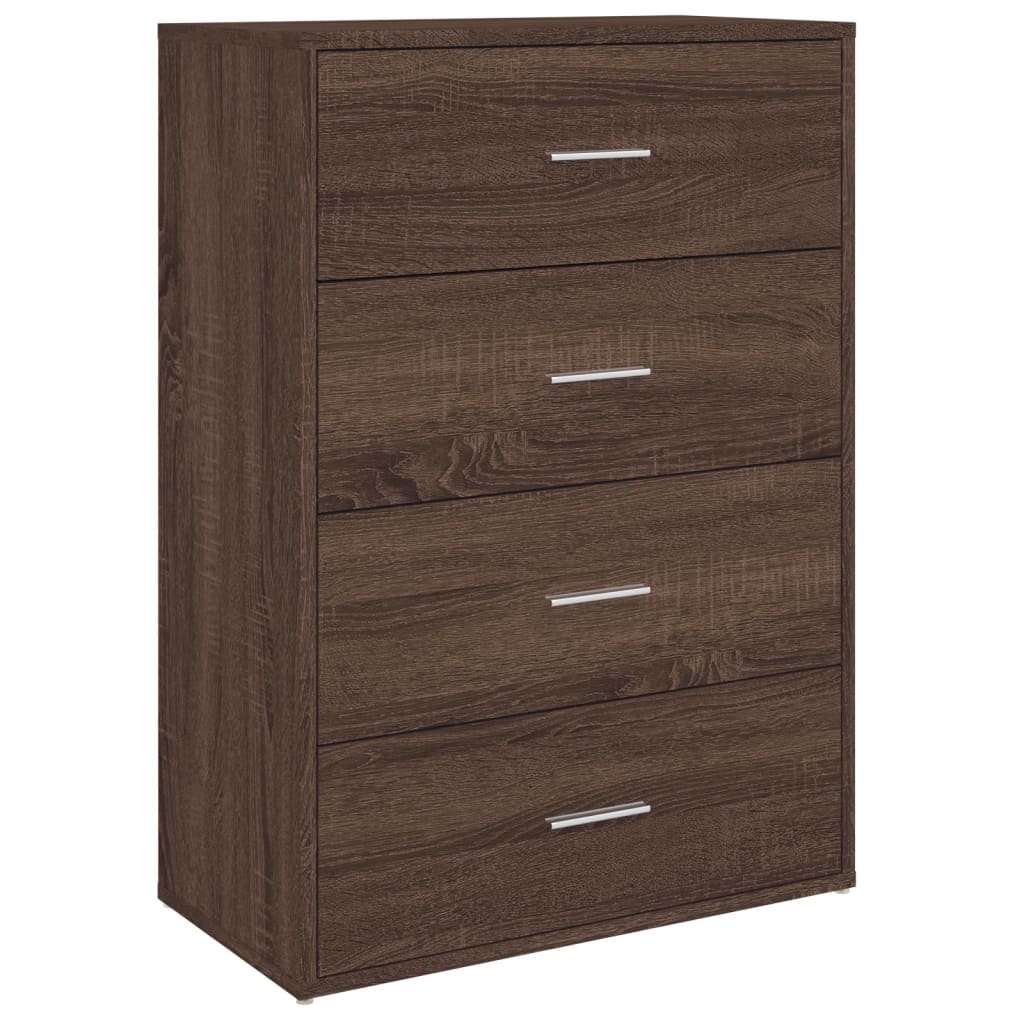 Image Buffets 2 pcs chêne marron 60x31x84 cm bois d'ingénierie | Xios Store SNC vidaXL Xios Store SNC