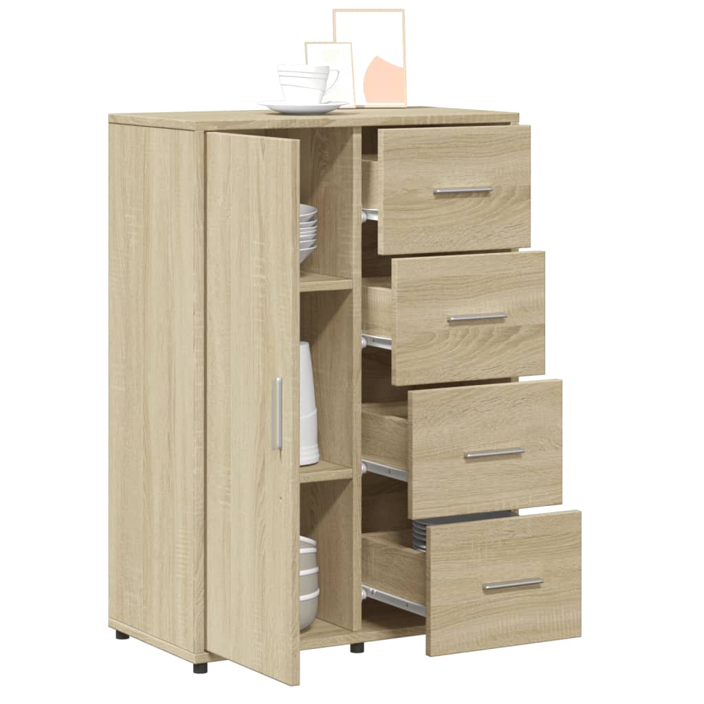 Image Buffets 2 pcs chêne sonoma 60x31x84 cm bois d'ingénierie | Xios Store SNC vidaXL Xios Store SNC