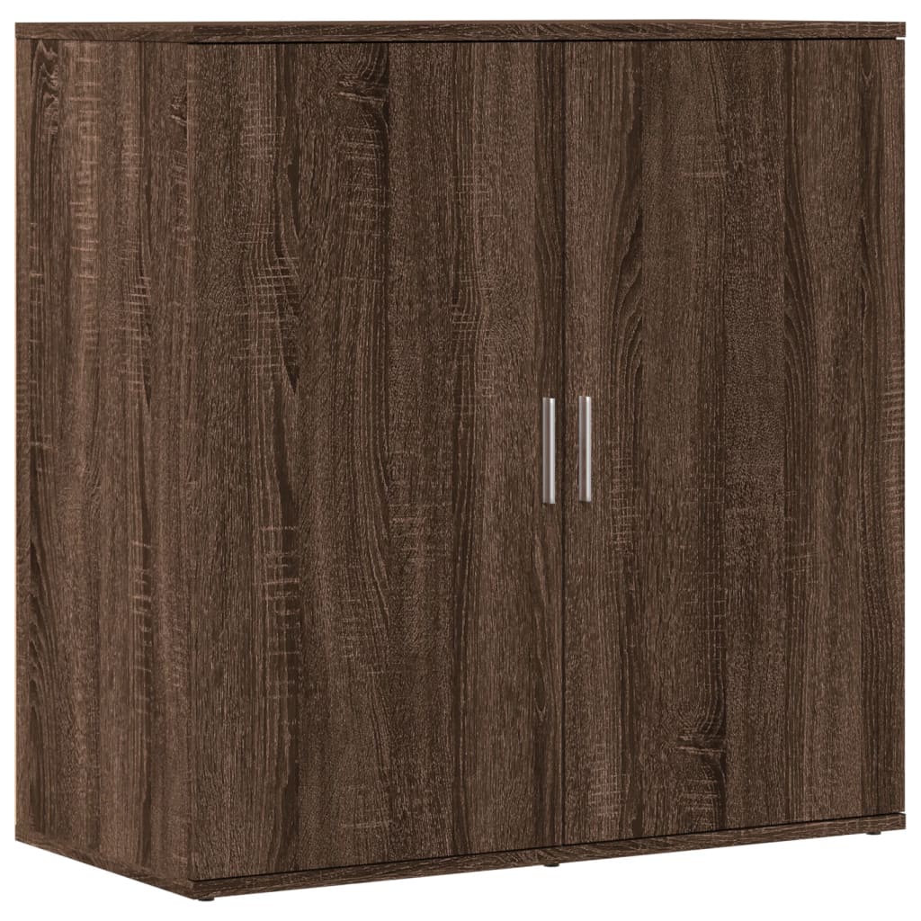 Image Buffets 2 pcs chêne marron 79x38x80 cm bois d'ingénierie | Xios Store SNC vidaXL Xios Store SNC