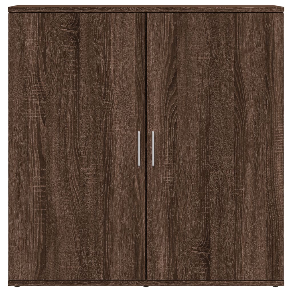 Image Buffets 2 pcs chêne marron 79x38x80 cm bois d'ingénierie | Xios Store SNC vidaXL Xios Store SNC