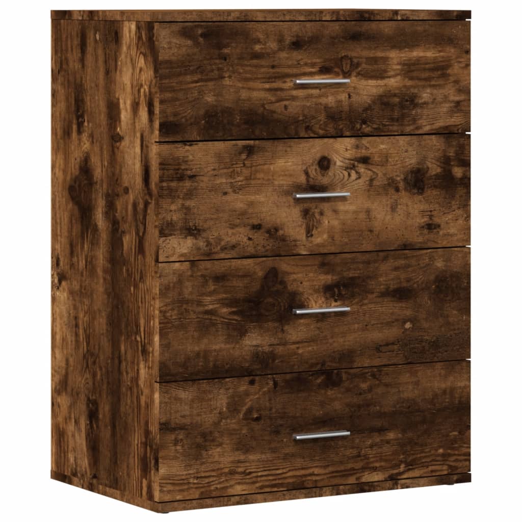 Image Buffets 2 pcs chêne fumé 60x39x80 cm bois d'ingénierie | Xios Store SNC vidaXL Xios Store SNC