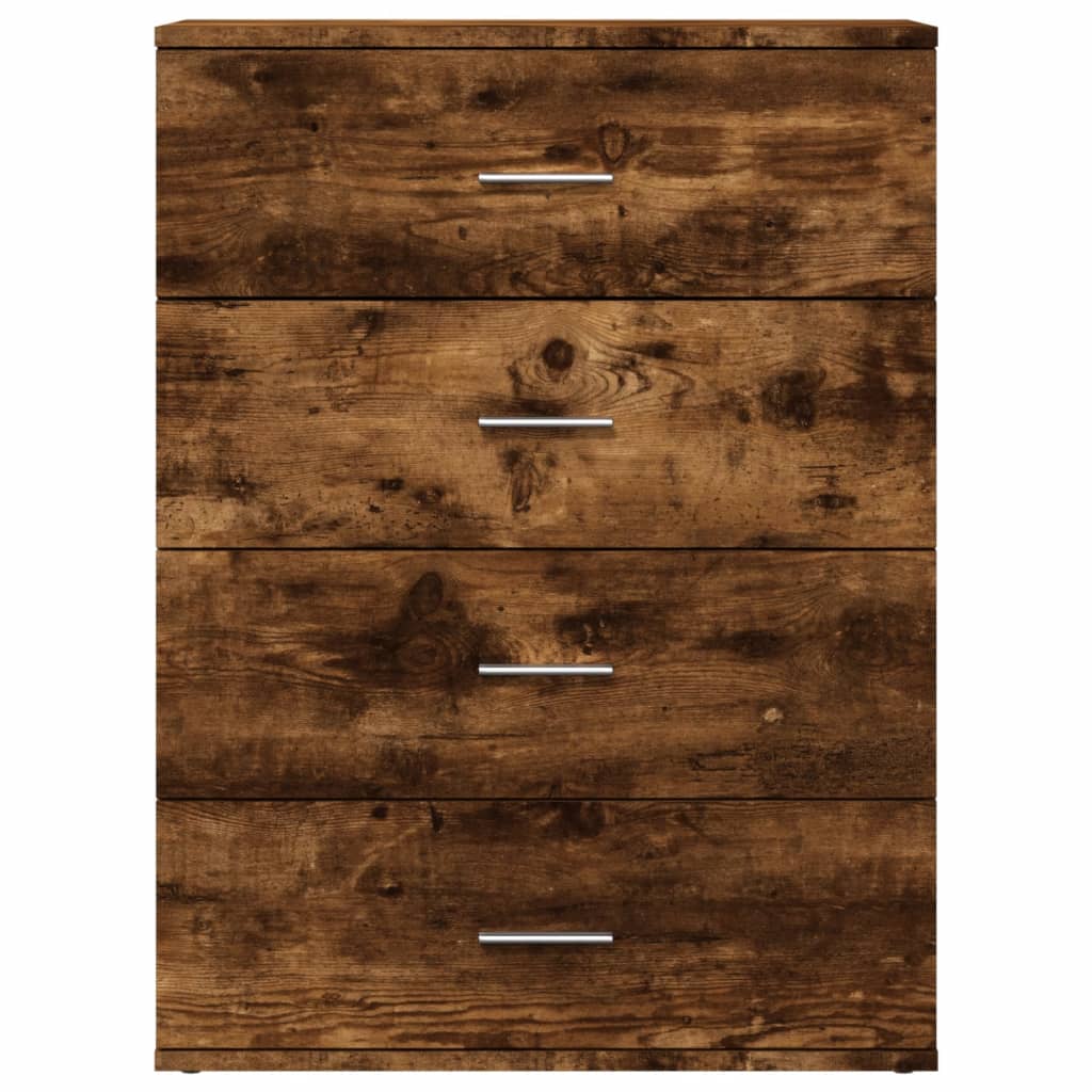 Image Buffets 2 pcs chêne fumé 60x39x80 cm bois d'ingénierie | Xios Store SNC vidaXL Xios Store SNC