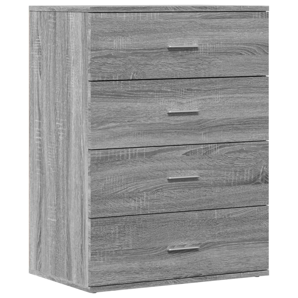 Image Buffets 2 pcs sonoma gris 60x39x80 cm bois d'ingénierie | Xios Store SNC vidaXL Xios Store SNC